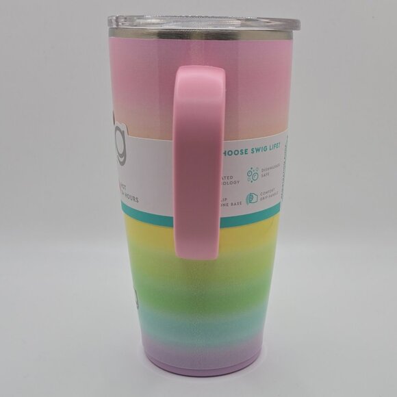 NEW, NWT 22oz Swig Over the Rainbow Insulated Mug Coffee Tumbler Retired Design - Picture 3 of 9